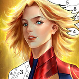Super Hero Color by Number1.10_rowtechapk.com
