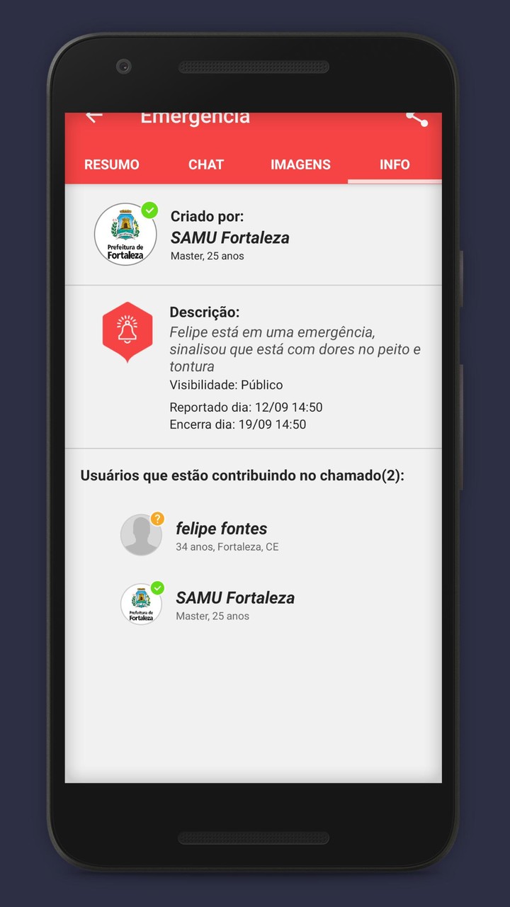 divoem - Plataforma para emergencistas voluntários screenshot image 11_Popularmodapk.com