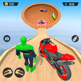 Superhero Mega Ramp Bike Stunt3.0_rowtechapk.com
