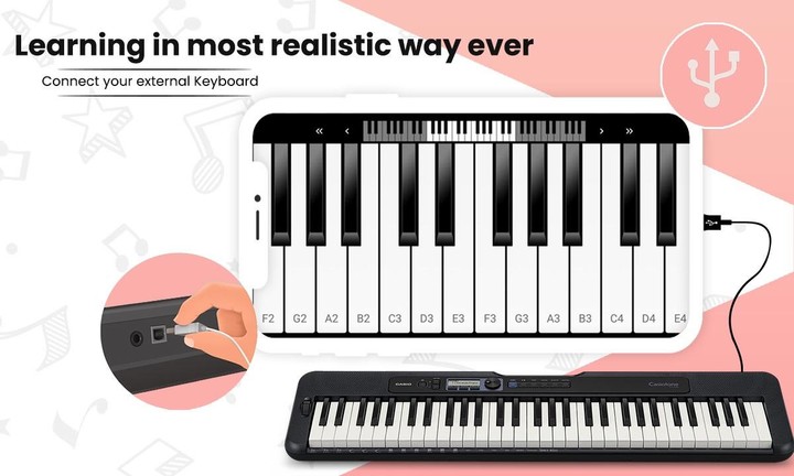 Full Piano keyboard Real piano screenshot image 6_Popularmodapk.com