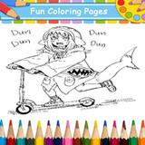 Gawr Gura Coloring Book1.0_rowtechapk.com