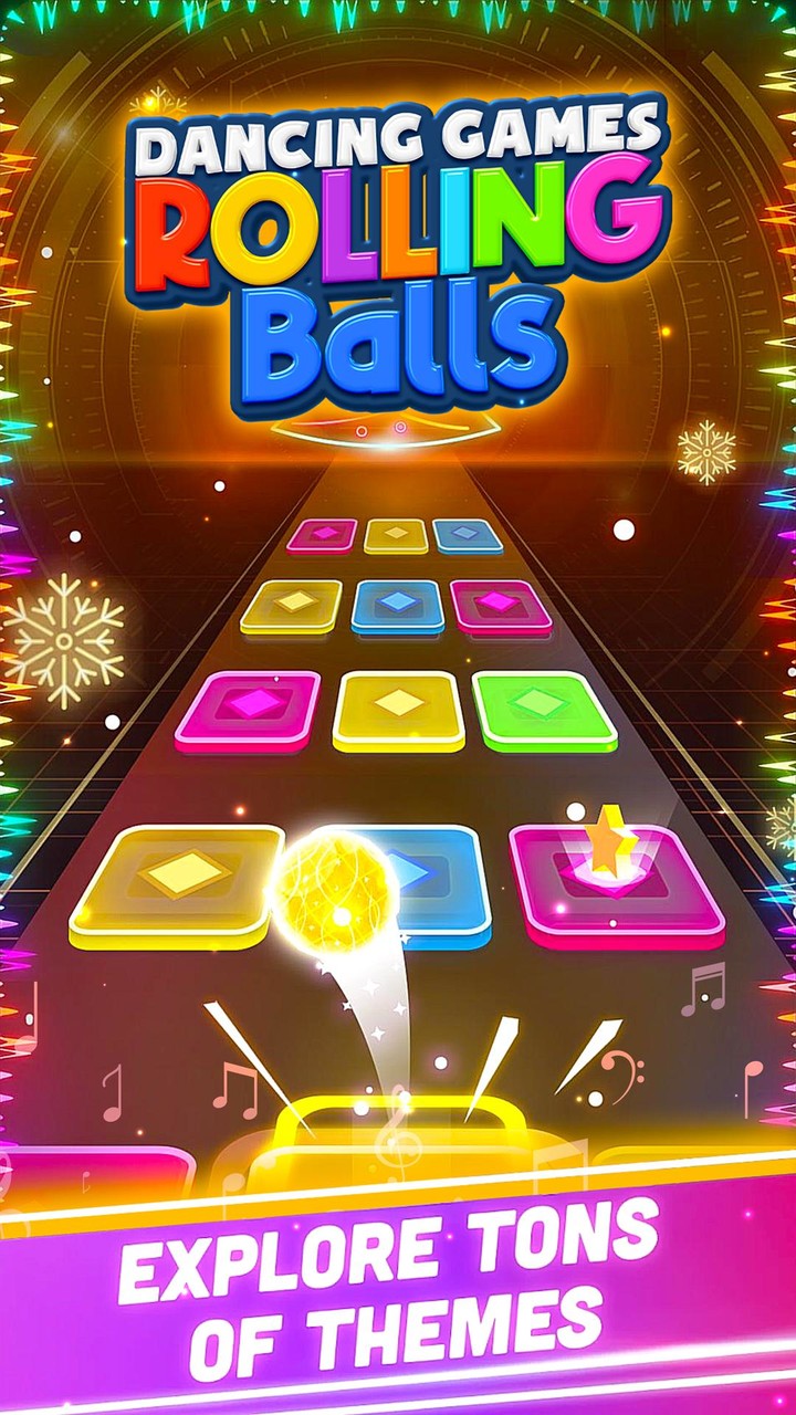 Rolling Balls - Dancing Games screenshot image 3_Popularmodapk.com