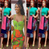 Ankara Short Skirt and Blouse1.0.0_rowtechapk.com