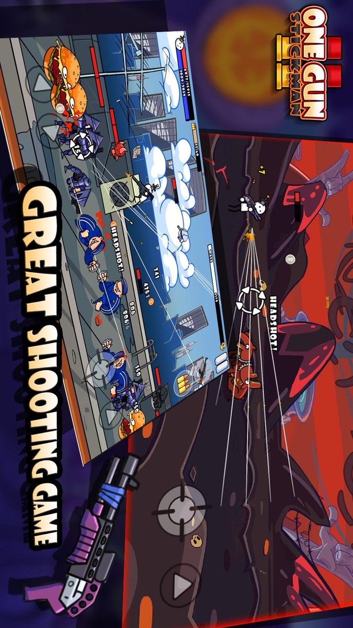 One Gun 2 Stickman rpg shooter gang(MOD) screenshot image 4_Popularmodapk.com
