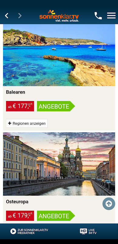 sonnenklar.TV – Günstig Reisen screenshot image 7_Popularmodapk.com