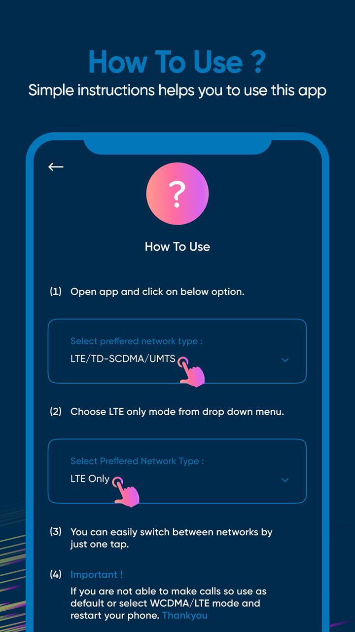 4G Switcher LTE Only screenshot image 8_Popularmodapk.com
