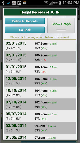 Growth Chart Pro<span>(Paid for free)</span> screenshot image 3_Popularmodapk.com