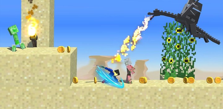 Craftsman Fight - Craft War screenshot image 1_Popularmodapk.com