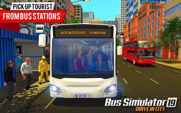 City Bus Driving Coach Games screenshot image 1_Androidswiki.net