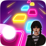 Wednesday Adams Piano hop game5.4.5_rowtechapk.com