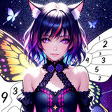 Butterfly Girl Color by Number1.8_rowtechapk.com