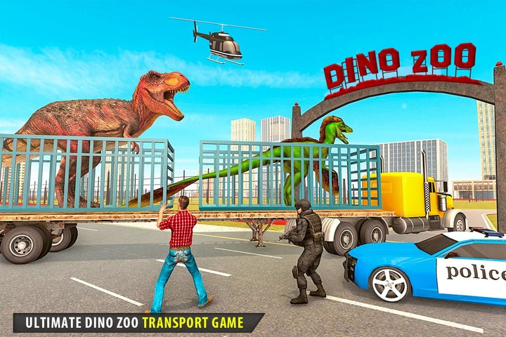 Wild Dino Truck Transport Game screenshot image 1_Popularmodapk.com