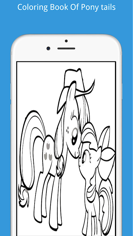 Coloring Book Of Pony tails screenshot image 7_Popularmodapk.com