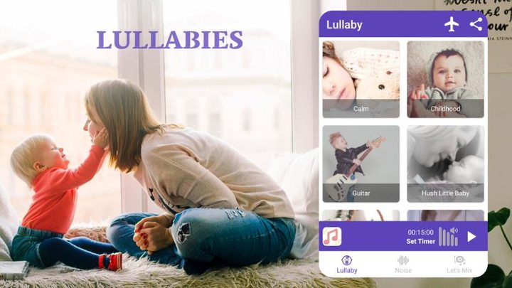 White Noise Baby Sleep: Lullin screenshot image 26_Popularmodapk.com