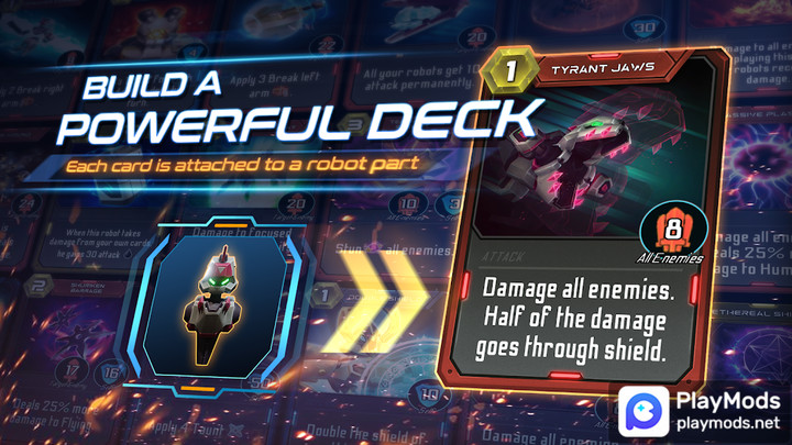 MEDABOTS: Card Battle RPG Game<span>(No Ads)</span> screenshot image 4_Popularmodapk.com