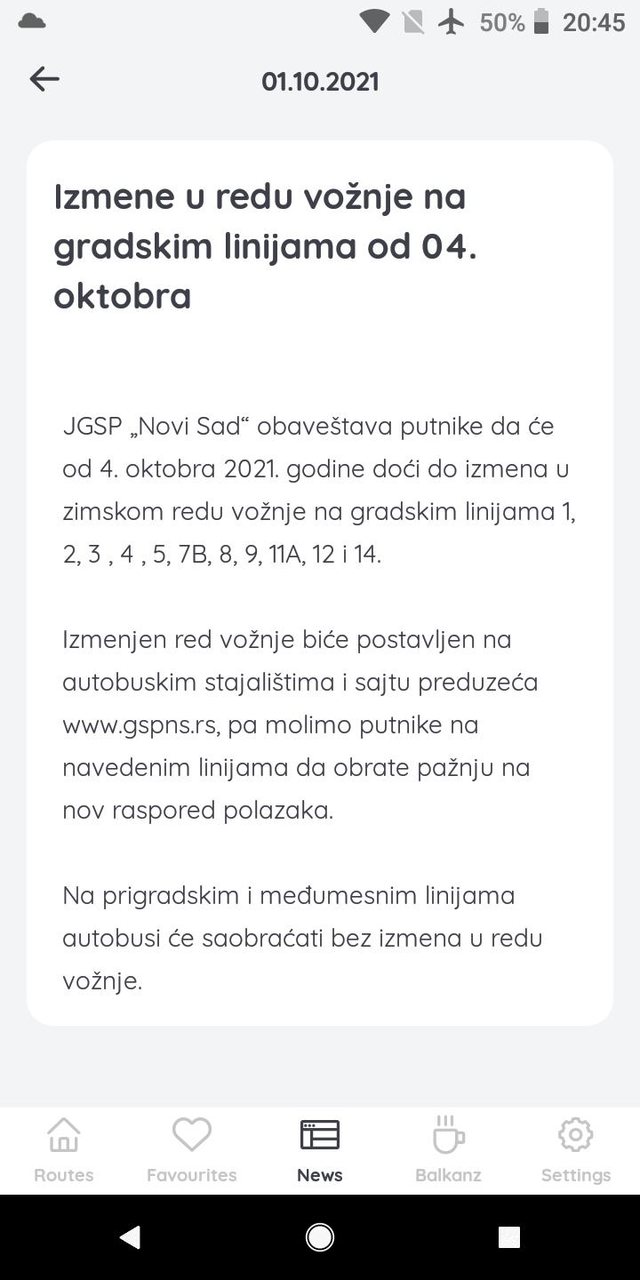 Public Transport Novi Sad screenshot image 8_Popularmodapk.com