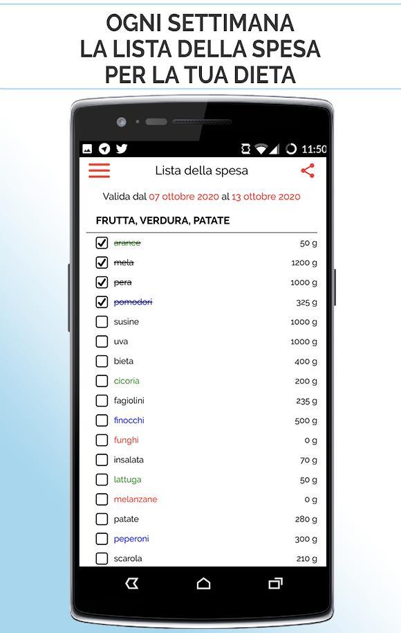 Melarossa Dieta Personalizzata screenshot image 9_Popularmodapk.com