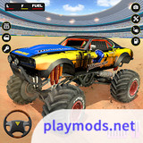 Monster Derby Truck Fighting<span>(Unlimited gold coins)</span>1.0.1_rowtechapk.com