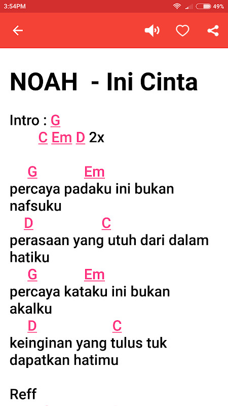 Kunci Gitar Indonesia Lengkap Offline screenshot image 6_Popularmodapk.com
