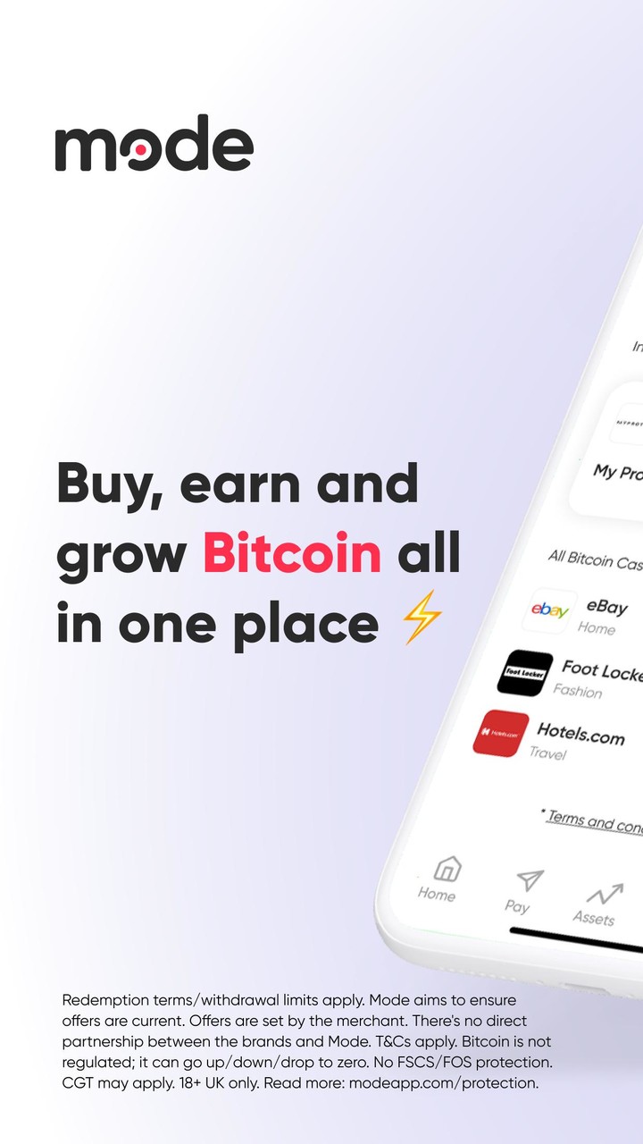 Mode: Buy, Earn & Grow Bitcoin screenshot image 1_Popularmodapk.com
