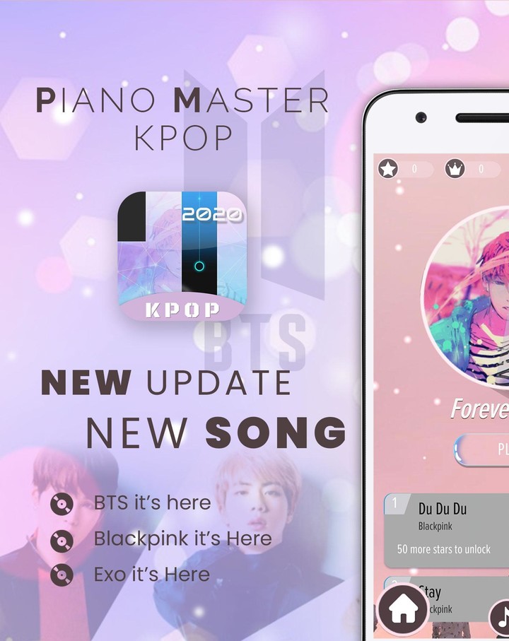 Piano Master Kpop - Tap Tiles screenshot image 1_Popularmodapk.com