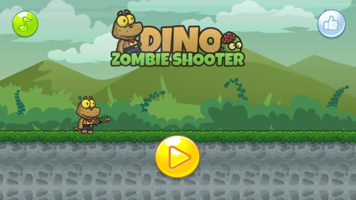 Dino Zombie Shooter screenshot image 1_Popularmodapk.com