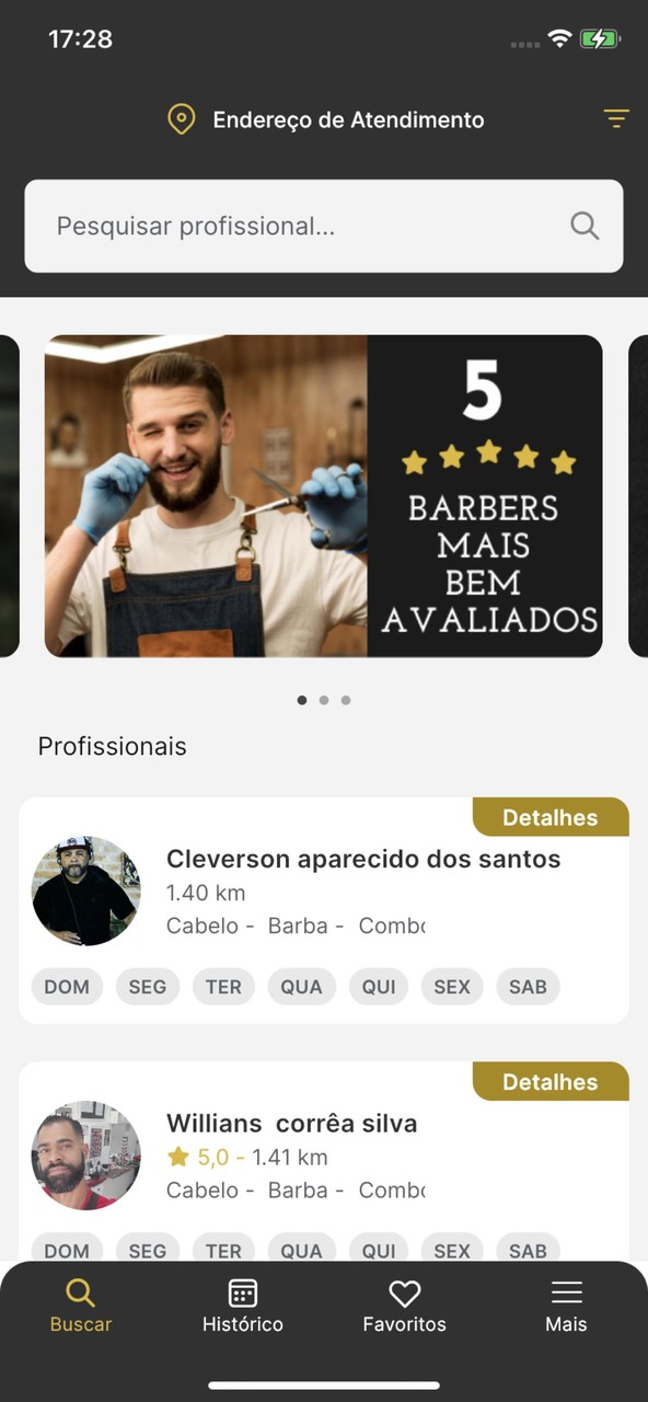 Barber - Barbeiro em Domicílio screenshot image 5_Popularmodapk.com