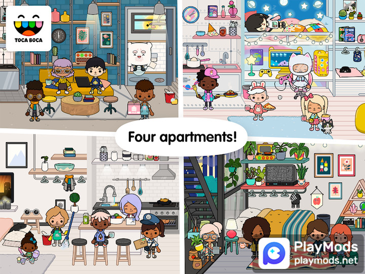 Toca Life: Neighborhood<span>(Full content)</span> screenshot image 1_Popularmodapk.com