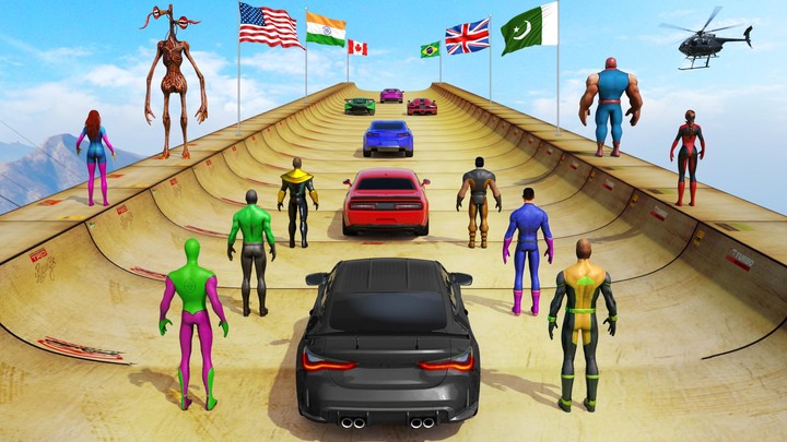 SuperHero Mega Ramp: Car Games<span>(Mod APK)</span> screenshot image 1_Popularmodapk.com