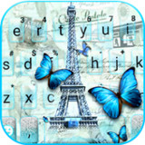 Paris Postcard Keyboard Theme7.1.5_0412_rowtechapk.com