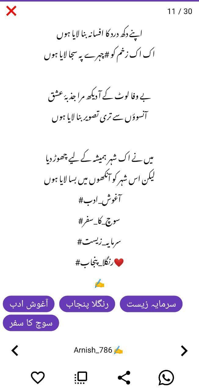 Urdu Poetry   اردو شاعری screenshot image 4_Popularmodapk.com