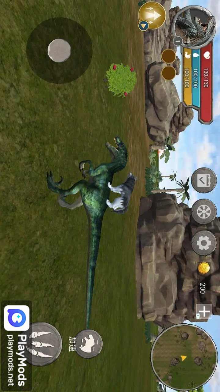 恐龙抗狼吞噬生存<span>(No Ads)</span> screenshot image 3_Popularmodapk.com