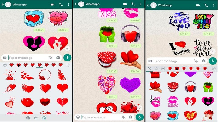 Romantic Love Stickers For Wha screenshot image 3_Popularmodapk.com