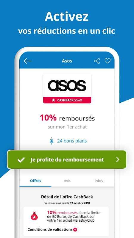 eBuyClub: CashBack & reduction screenshot image 4_Popularmodapk.com