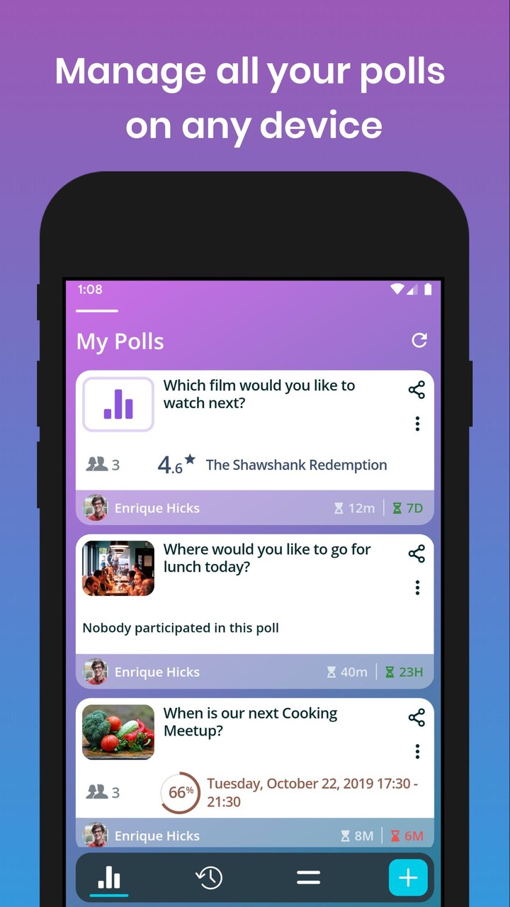 Poll For All - Create surveys and polls screenshot image 6_Popularmodapk.com