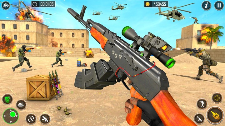 Gun Strike: Fps Shooting Games screenshot image 2_Popularmodapk.com