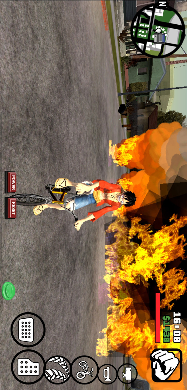 GTA Grand Theft Auto: San Andreas(One Piece Luffy Mod) screenshot image 28_Popularmodapk.com