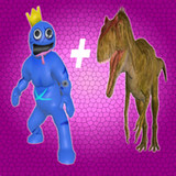 Marge Rainbow Friends Vs T-rex1_rowtechapk.com