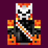 Ghost Rider Minecraft Skin1.2_rowtechapk.com