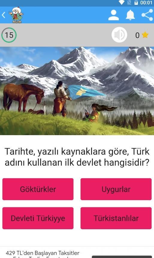 Türkçe Bilgi Yarışması screenshot image 8_Popularmodapk.com