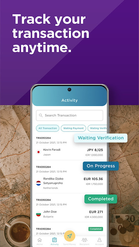 Transfez - Money Transfer screenshot image 1_Popularmodapk.com