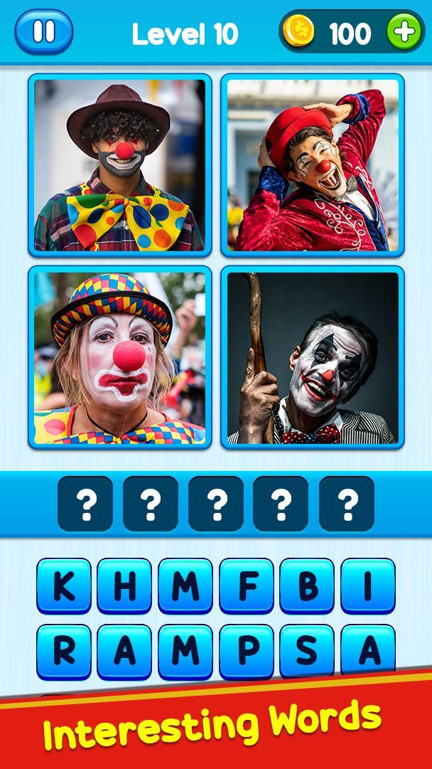 4 Pics 1 Word: Guessing Games screenshot image 3_Popularmodapk.com