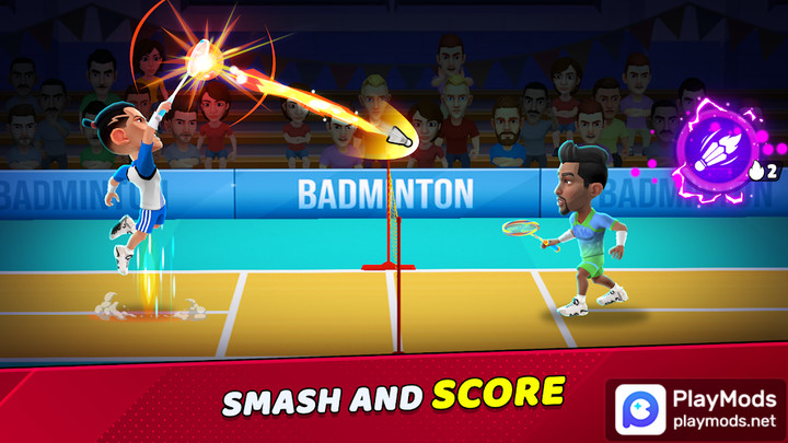 Badminton Clash 3D<span>(No Ads Free Rewards)</span> screenshot image 1_Popularmodapk.com