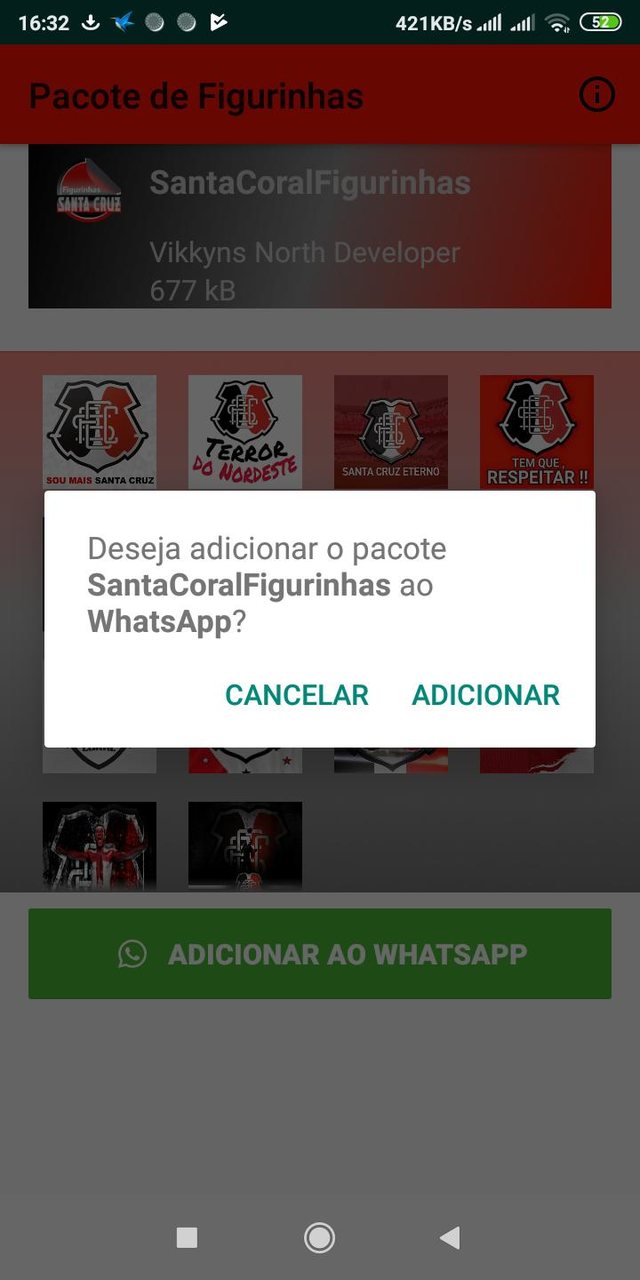 Figurinhas do Santa Cruz screenshot image 9_Popularmodapk.com