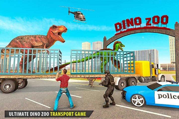 Wild Dino Truck Transport Game screenshot image 9_Popularmodapk.com