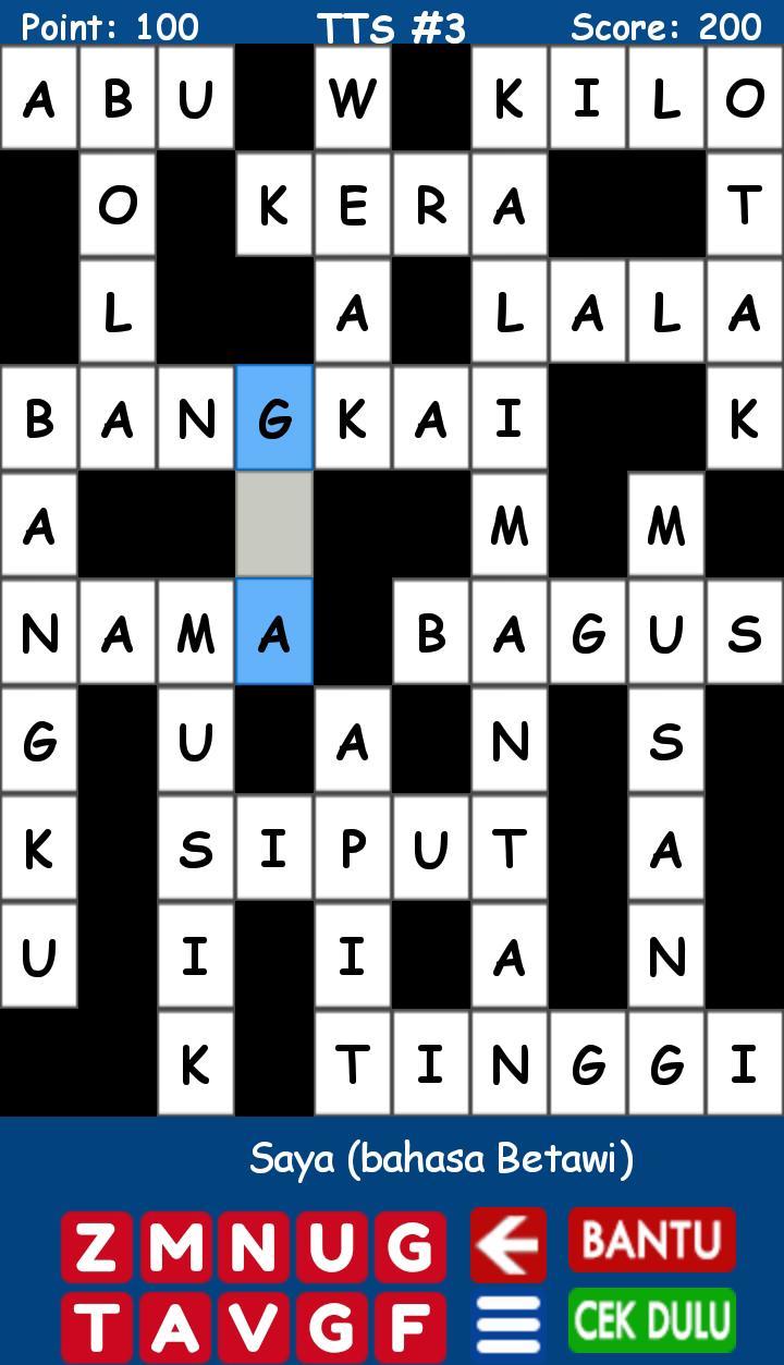 Teka Teki Silang - TTS Terbaru screenshot image 5_Popularmodapk.com