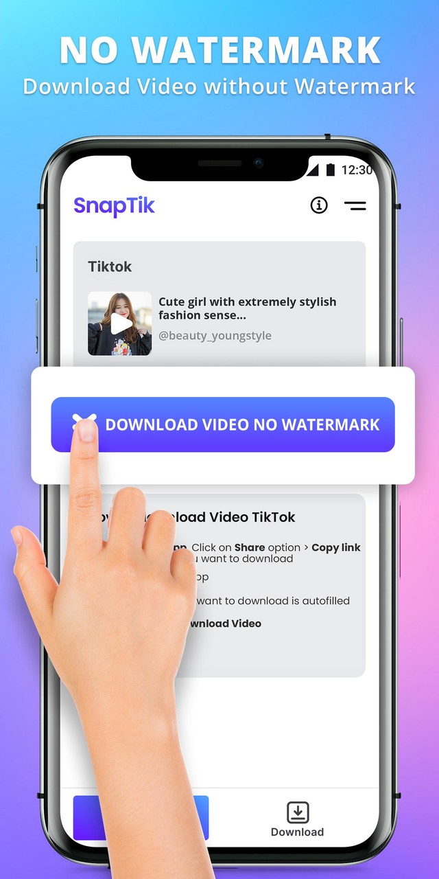 Download Video TikTok No Logo screenshot image 3_Popularmodapk.com