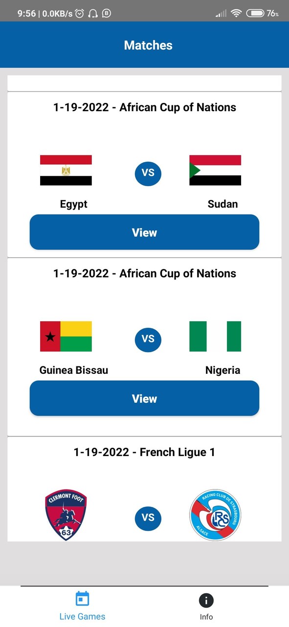 Football Live Stream TV screenshot image 1_Popularmodapk.com