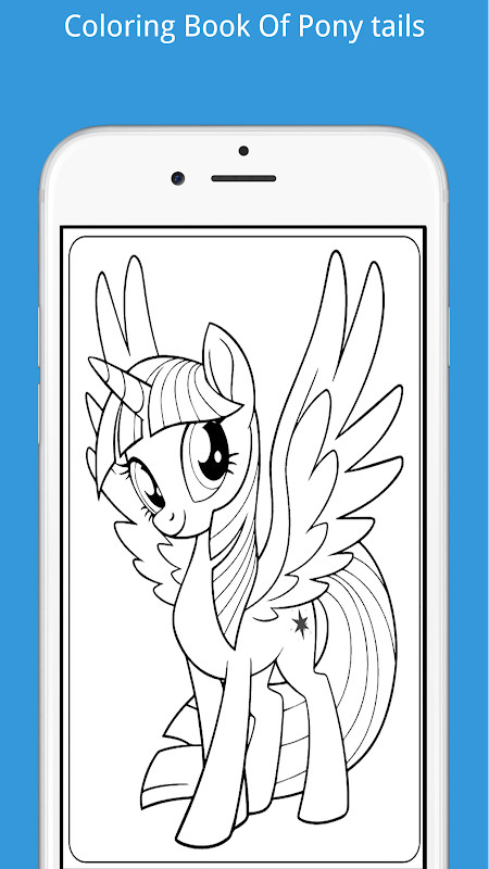 Coloring Book Of Pony tails screenshot image 6_Popularmodapk.com