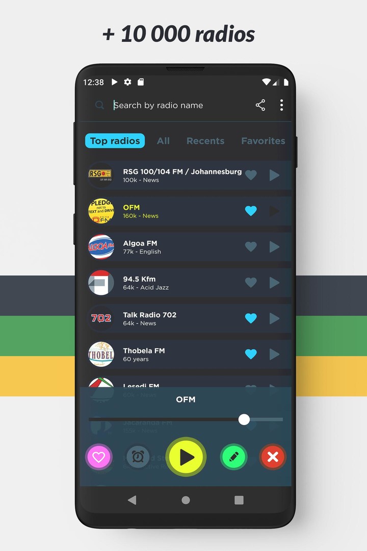 FM Radio South Africa Online screenshot image 4_Popularmodapk.com